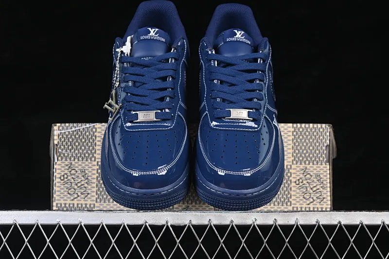 All Categories Nk Air Force 1 Air Force Series Nk Air Force 1 Low Air Force Low Nike Air Force 1'07 Low LV Co-branded Glazed Blue Air Force One Low Casual Shoes NH0601-524